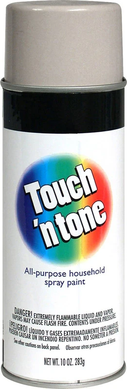 Touch 'n Tone Aluminum Spray Paint, 10 Oz. - Versatile Gloss Finish