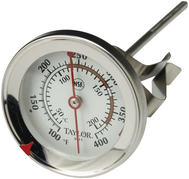 Candy & Deep Fry Thermometer, Dial, Stainless Steel, 2-1/2-In.