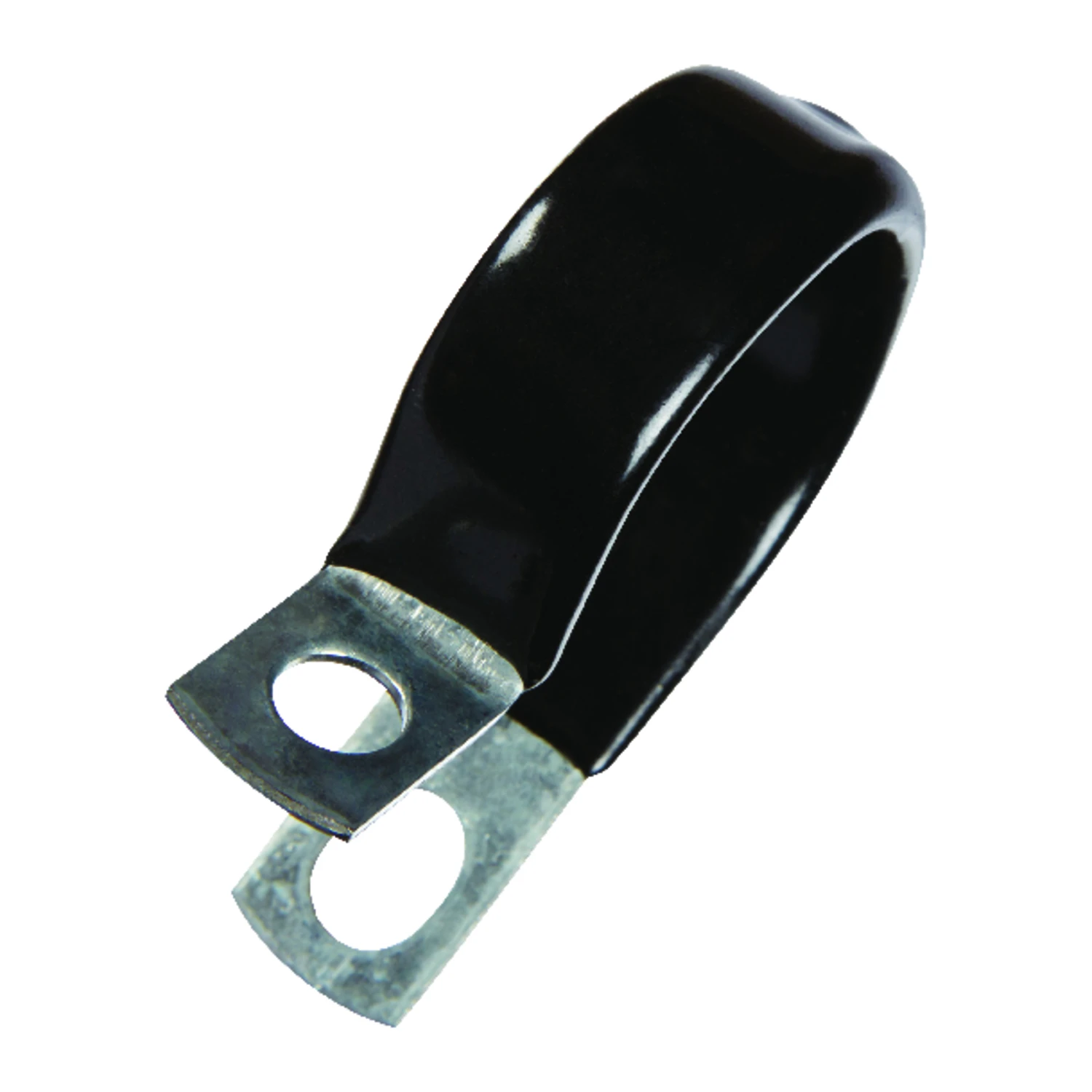 1 In. Dia. Steel Clamp 2 Pk, Vinyl Coated, Model 61534, Medium Duty