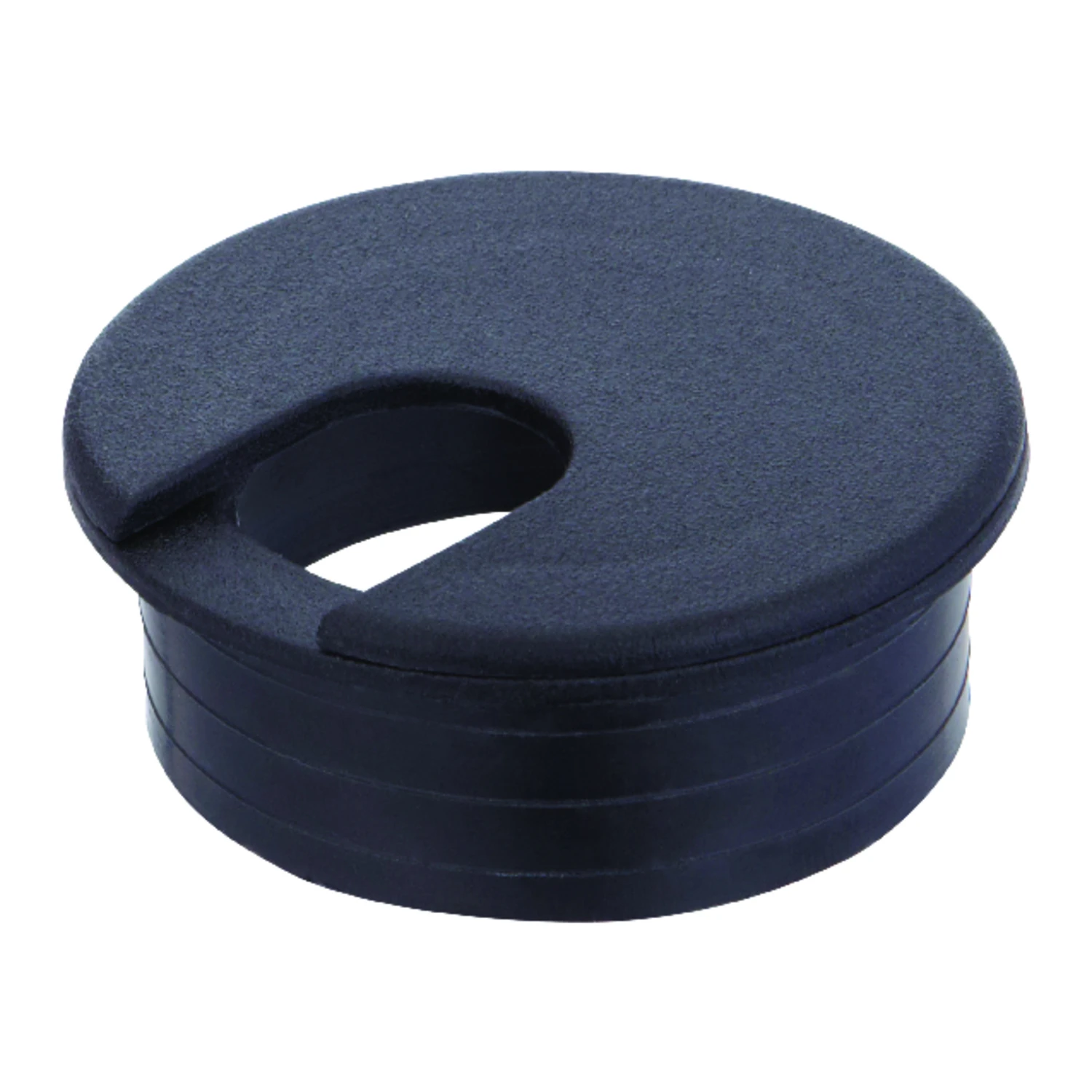 1-3/4 In. Black Computer Grommet For Cable Management 1 Pk, Model 61605