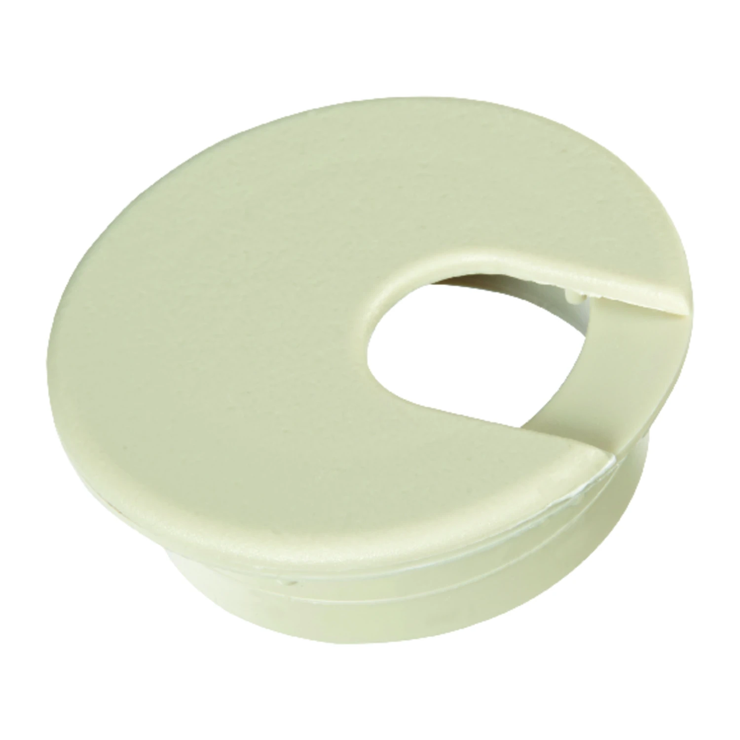 2 In. Almond Computer Grommet For Cable Management, Model 61602, 1 Pk