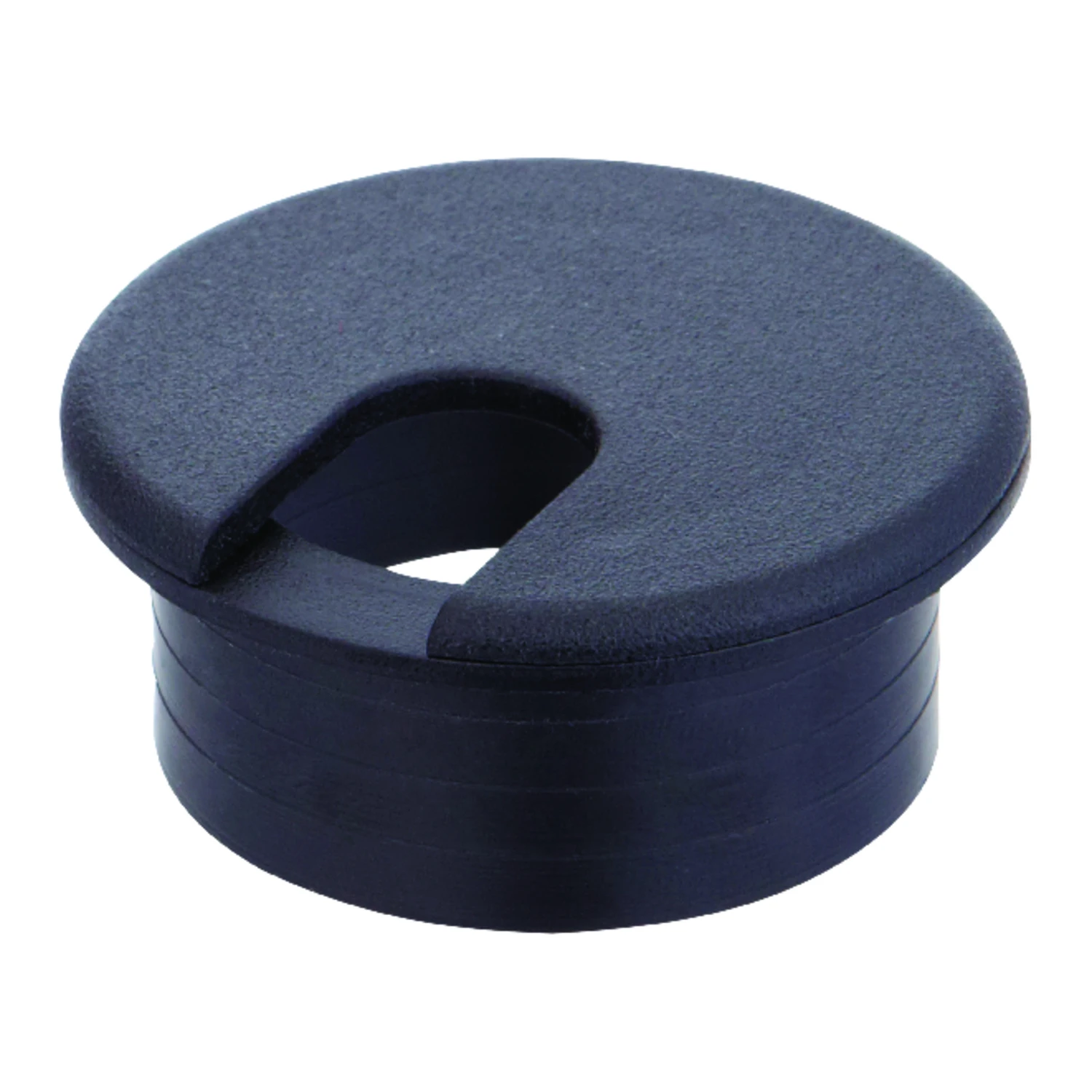 1-1/2 In. Black Computer Grommet For Cable Management, Model 61604, 1 Pk