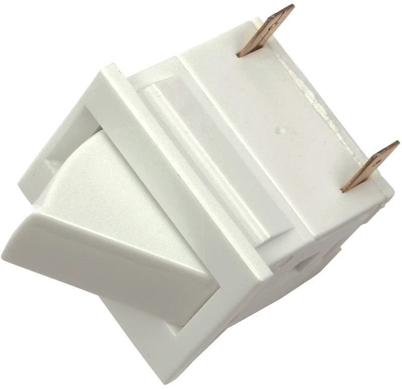 5a Single Pole Momentary Rocker Switch White Spst 250v Model 61013 1 Pk