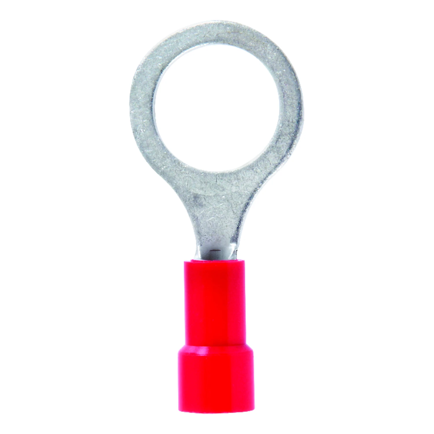 22-18 Ga. Insulated Wire Terminal Ring Red 5 Pk, 3/8 In Stud Size