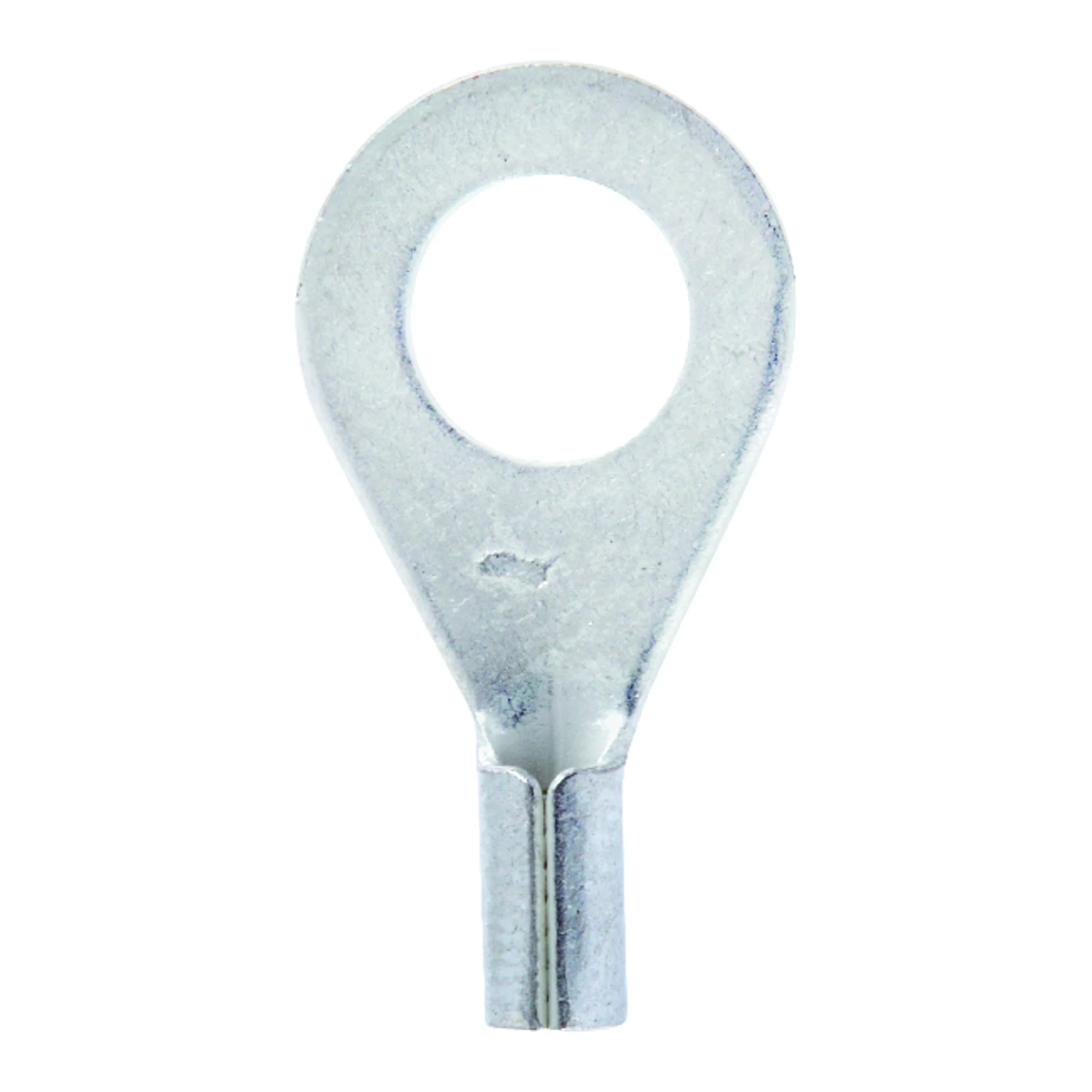 22-18 Ga. Uninsulated Wire Terminal Ring Silver 5 Pk, 1/4 In Stud Size