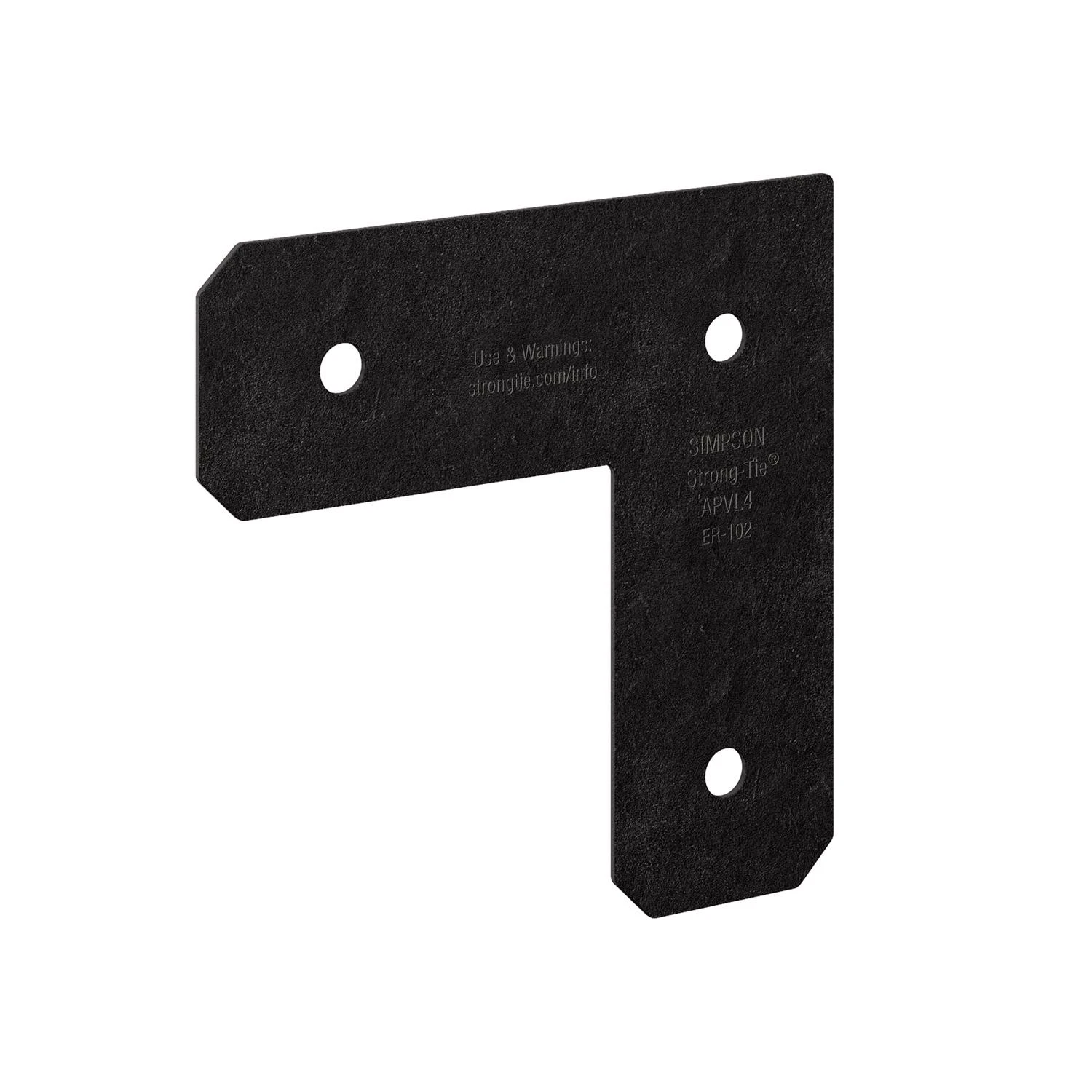 Simpson Strong-tie Apvl 8.25 In. H X 8.25 In. W X 3 In. D Steel L Strap Brace