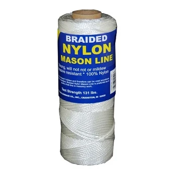 12-518 Number 1 Braided Nylon Mason Rope, 250 Ft, Orange