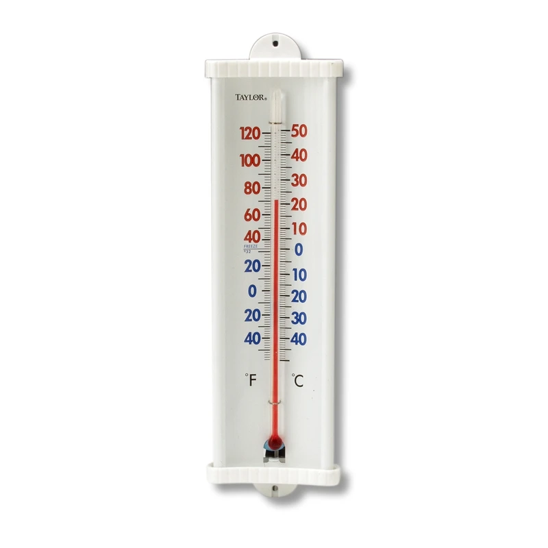 Outdoor Thermometer, -40 to 120 Degrees, 12 In.