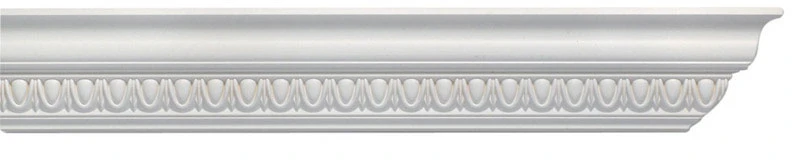 Royal 11/16 In. W. x 1-5/8 In. H. x 12 Ft. L. White PVC Drip Cap