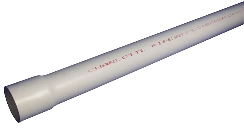 1.25 In. X 20 Ft. Schedule 40 Pvc Pipe With Bell End