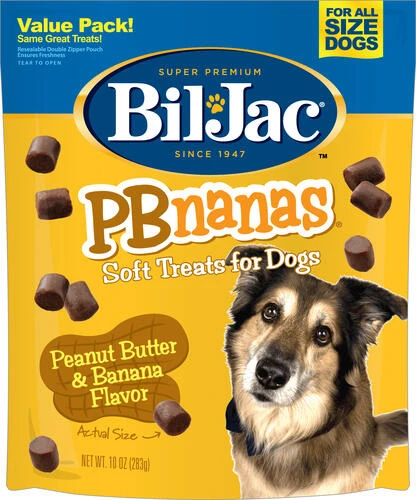 Pb-nanas Peanut Butter & Banana Flavor Dog Treats, 10 Ounces