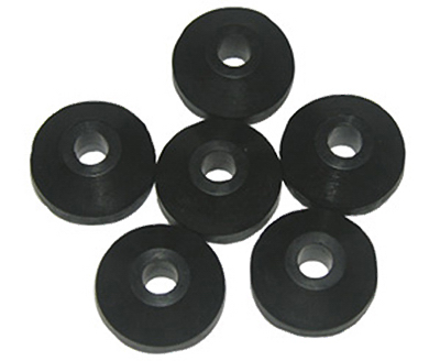 Faucet Washer, 3/8L, Beveled, 6 Pack