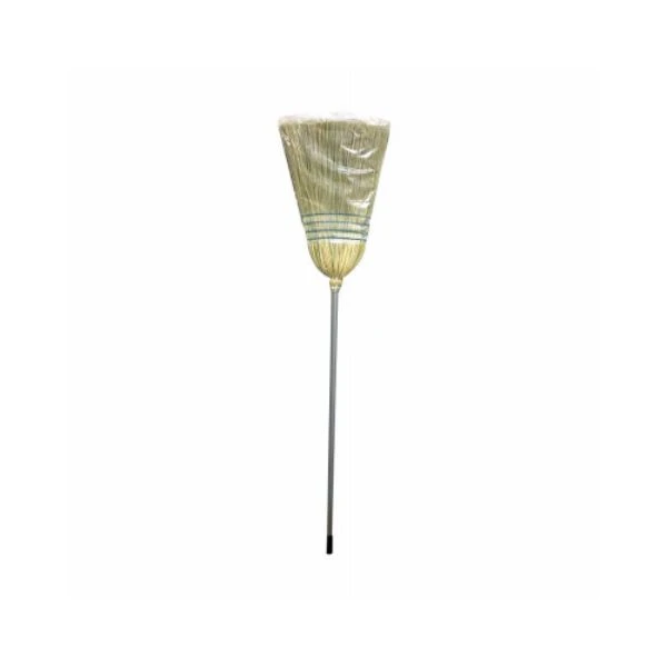 115995 Homepointe Natural Corn Broom - Pack of 6