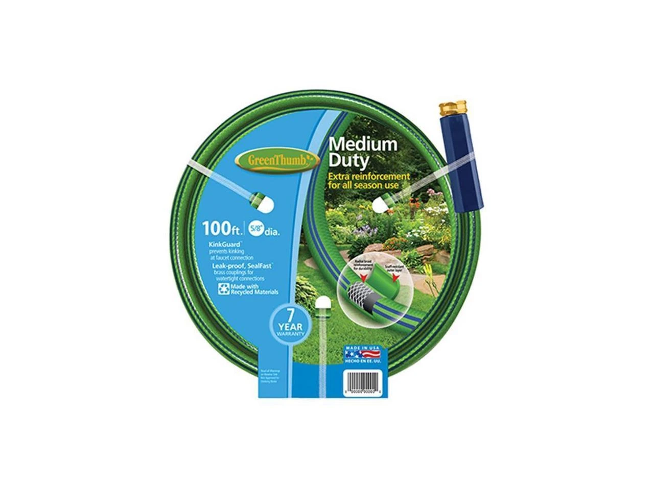 All-Weather Garden Hose, Medium-Duty, 5/8-In. x 100-Ft.