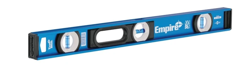 True Blue 24 Inch Aluminum I-beam Level With 3 Vials And Impact-resistant End Caps