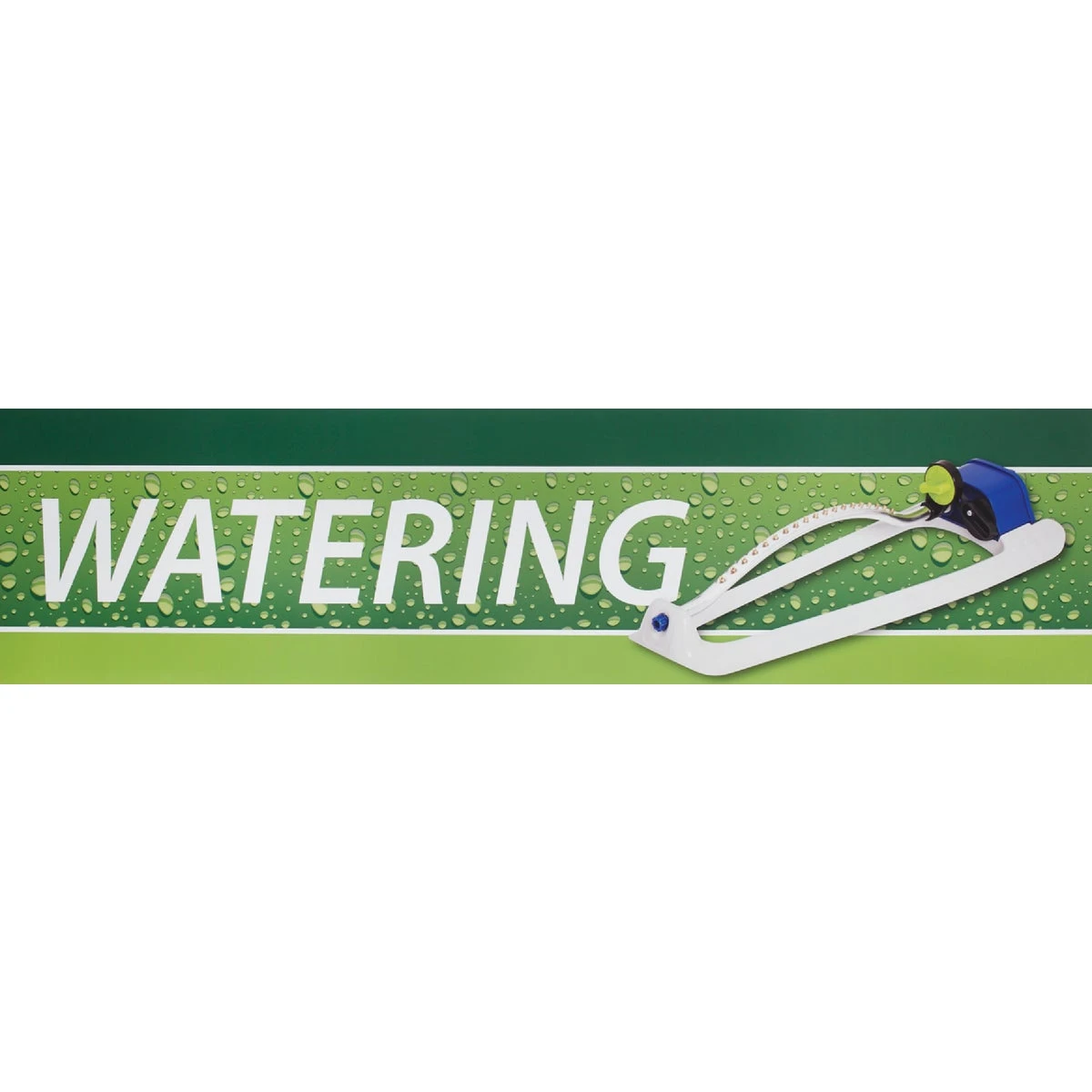 48 Inch X 12 Inch Watering Header Indoor Sign With Hangers - Model 1609722216