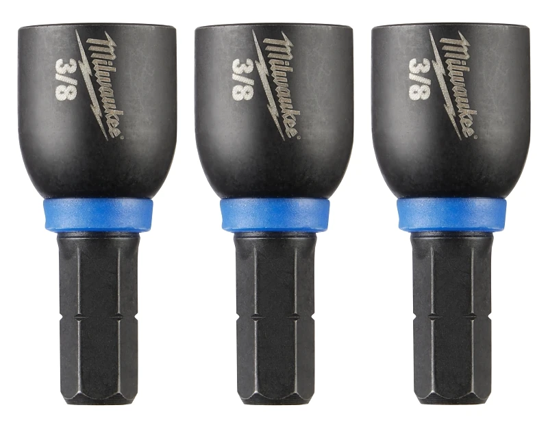 Shockwave 3/8 In. X 1-1/2 In. Magnetic Insert Nut Driver (3-pack) 49-66-4515