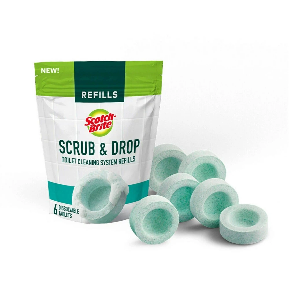 Scotch-Brite Scrub & Drop Dissolvable Dual Use Refills/Pods - 6pk