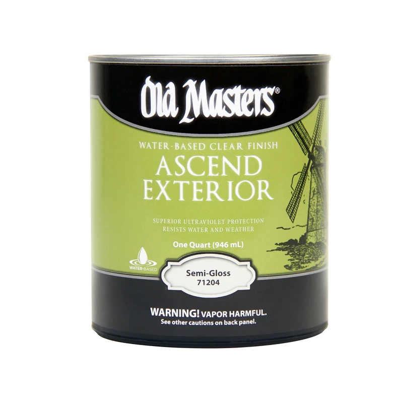 Ascend Exterior, Water-Based, Semi-Gloss, Clear, 1-Qt.