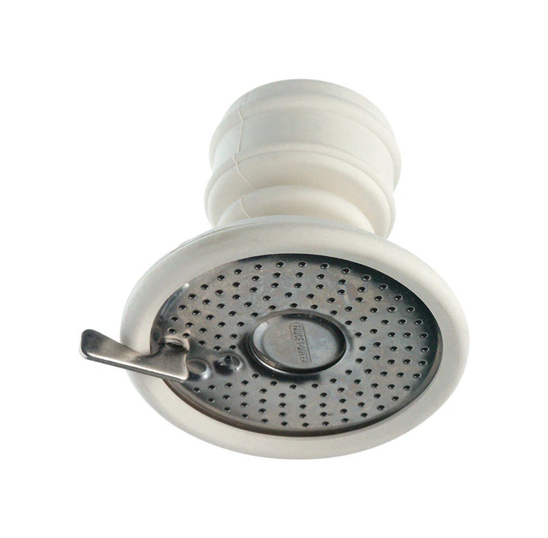 Dual Thread 55/64 In.-27f White Slip-on Aerator With 2.2 Gpm Flow Rate