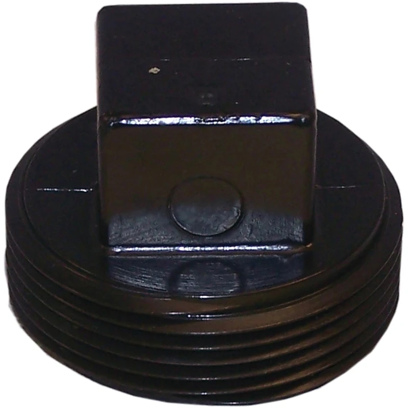 4 Inch Abs Threaded Plug, Schedule 40, Mnpt Connection, Model 103054sbc