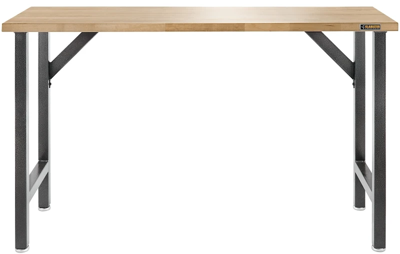 Ready To Assemble 66.5 In. W X 39 In. H X 20 In. D Hardwood Top Workbench