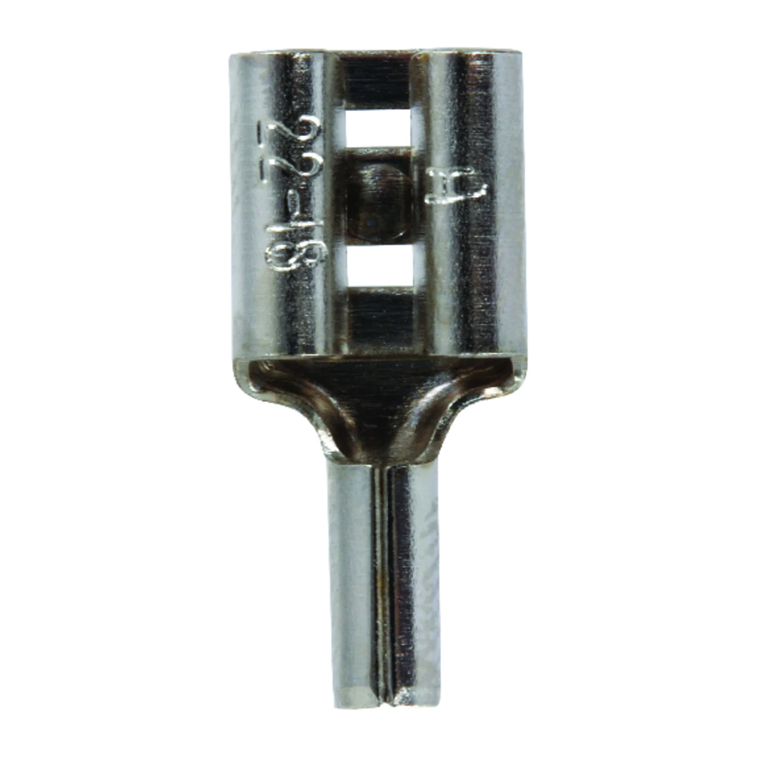 22-18 Ga. Insulated Wire Female Disconnect Terminals, Silver, 5 Pk, Model 60937