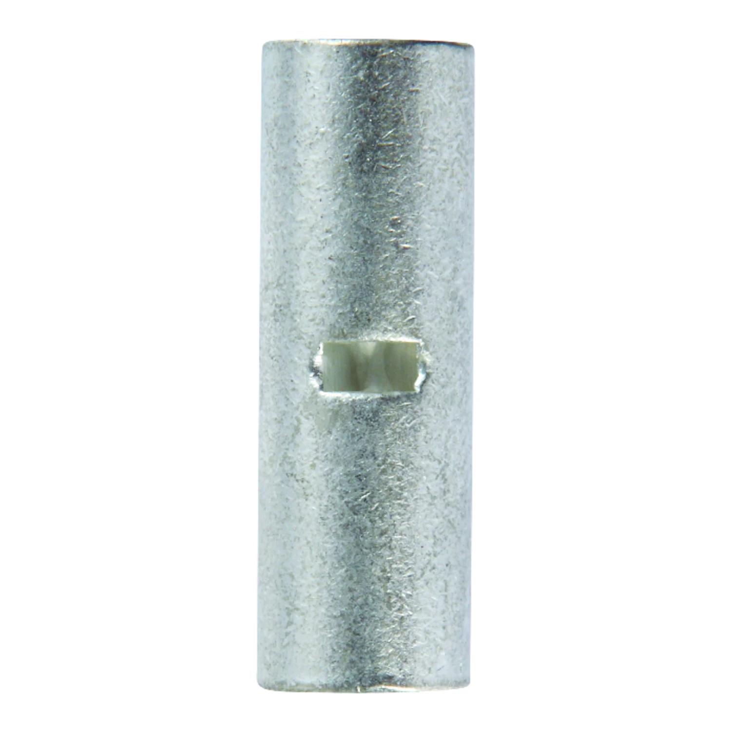 8 Ga. Uninsulated Wire Terminal Butt Splice Connector Silver 2 Pk