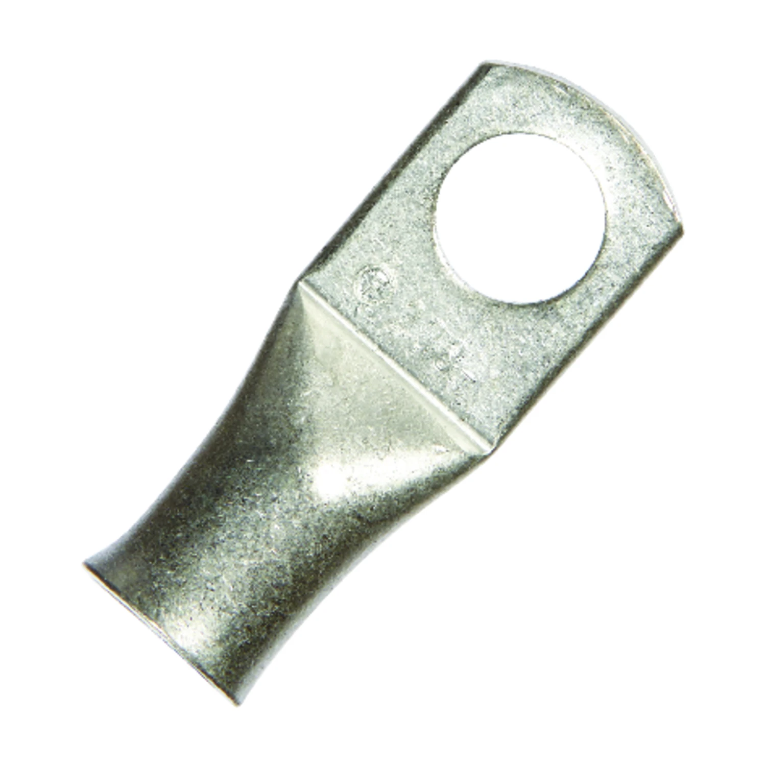2 Ga. Uninsulated Wire Electrical Lug Silver 3/8 In Stud 1 Pk