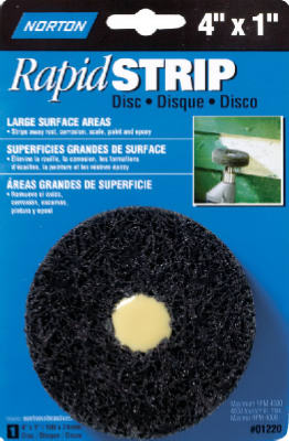 Coarse-grit Rapid Strip Sanding Disc 4 Inch Type C For Aggressive Surface Preparation