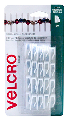 20CT Holi Velcro Clips