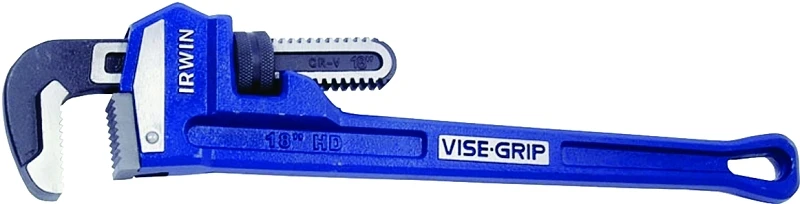 Vise-Grip Pipe Wrench, Cast Iron, 18-In.