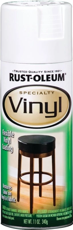 Specialty 11 Oz. White Vinyl Spray Paint For Versatile Applications