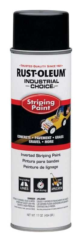 Industrial Choice Black Field Marking Paint 18 Oz - Inverted Spray