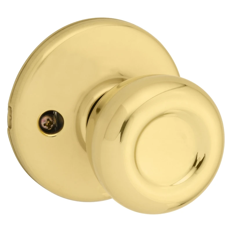 Tylo Dummy Door Knob In Bright Brass Finish - Model 488t3 V1