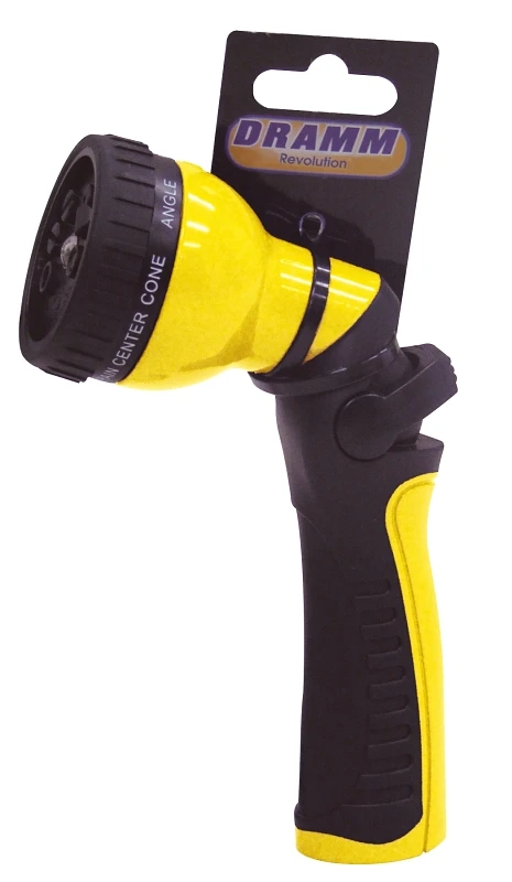 Revolution 9 Pattern Adjustable Hose Nozzle, Die-cast Zinc, Model 60-24503