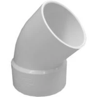 3-inch Diameter 45-degree Pvc Schedule 30 Street Elbow Fitting