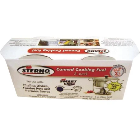 Sterno Group 251072 7 oz Can Heat Fuel - Pack of 2