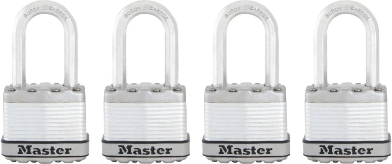 M1xqlf 1-3/4 In. Keyed Alike Padlock With 1-1/2 In. Shackle (4-pack)