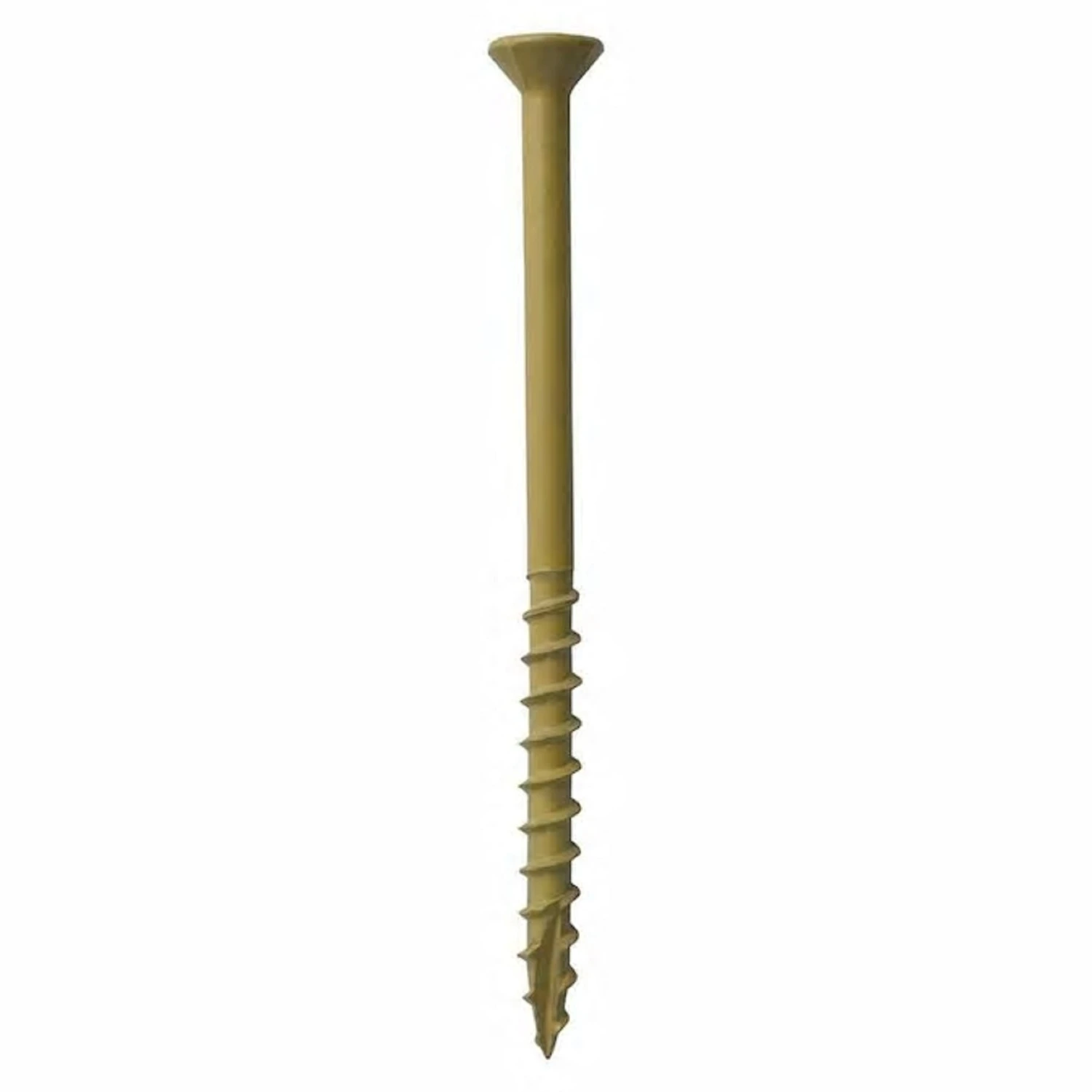 Primeguard Plus No. 9 X 3 In. Tan Star Flat Head Deck Screws 25 Lb Bucket