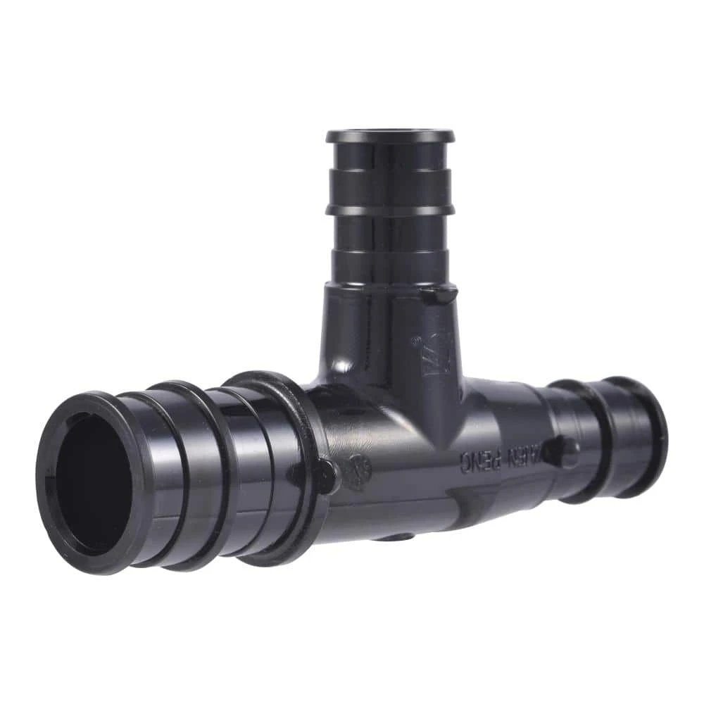 PEXA Poly Expansion Tee, 3/4 x 1/2 x 1/2 In., 5-Pk.
