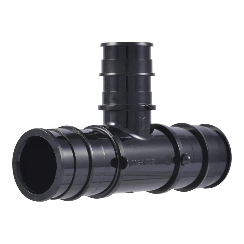 PEXA Poly Expansion Tee, 1 x 1 x 3/4 In., 5-Pk.