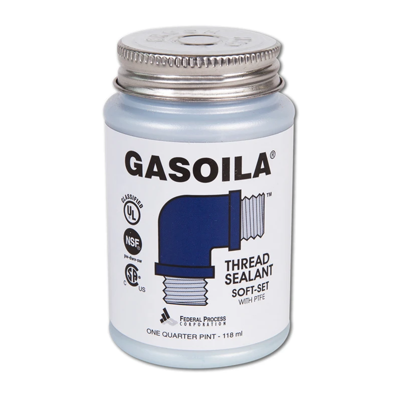 Soft Set Thread Sealant, With Brush, 1/4 Pt.