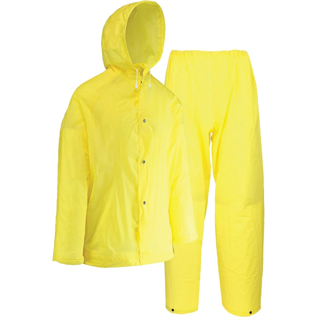 2xl 2-piece Yellow Eva Rain Suit - Lightweight & Breathable