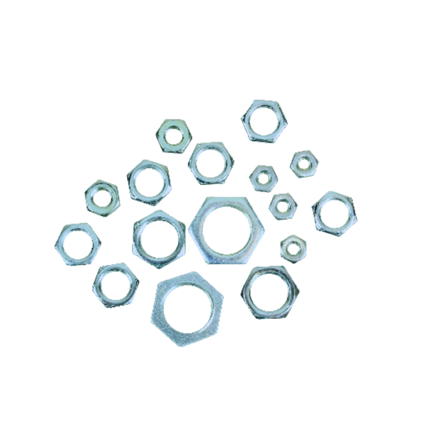 Jandorf 60167 Hex Nut Assortment, Steel
