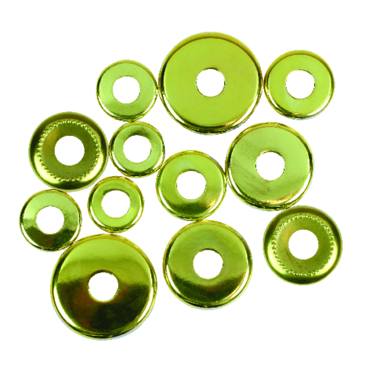Jandorf 60140 Lamp Check Ring Assortment, Brass, For: 1/8 IP Lamp Nipples