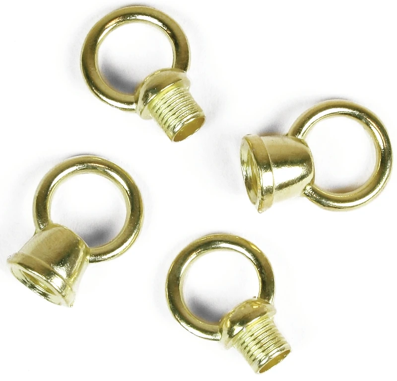 Jandorf 60243 Lamp Loop Assortment, Ceiling, Brass