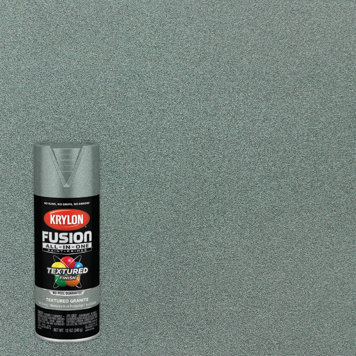 Fusion All-In-One Spray Paint + Primer, Textured Granite, 12 oz.