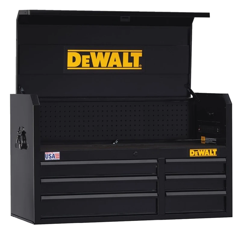 Tool Chest, 6-Drawer, Double Wall Steel, 41 In.