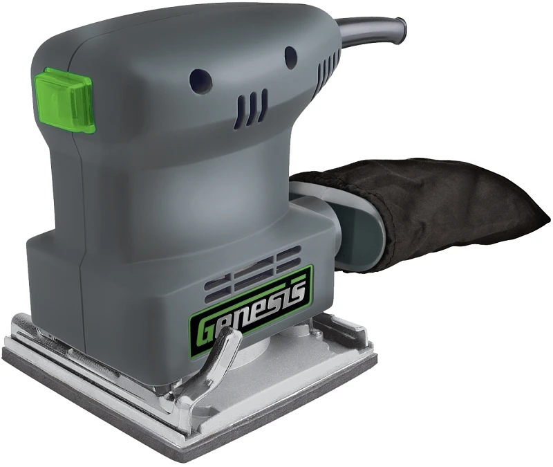 1.3 Amp 1/4 Sheet Palm Sander With Dust Collection And Sandpaper Assortment